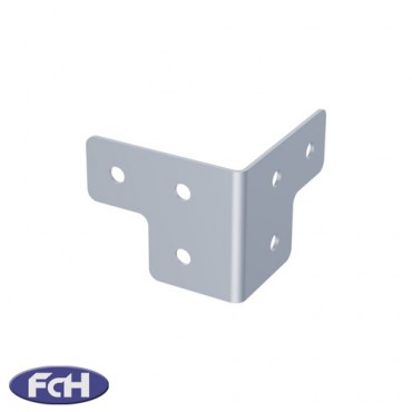 6 Hole L Bracket - 51.2mm x 40mm - Pack of 4